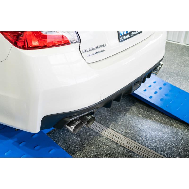 MBRP 15-19 Subaru WRX 2.0L/STI 2.5L 2.5in Dual Split Rear Exit w/ 3.5in CF Tips - T304 - T1 Motorsports