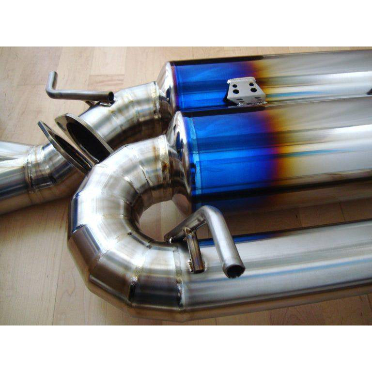 Amuse R1 Titan Extra 90mm Catback Exhaust with Gold Ring for Nissan GT-R (R35) - T1 Motorsports