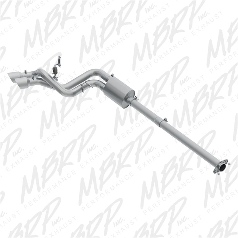 MBRP 09-14 Ford F150 Pre-Axle 4.5in OD Tips Dual Outlet T409 3in Cat Back Exhaust - T1 Motorsports