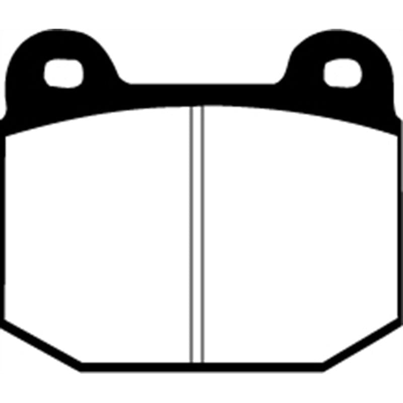 EBC Redstuff Brake Pads -  99-03 Mitsubishi Lancer Evolution 2.0 Turbo - Rear Brake Pads