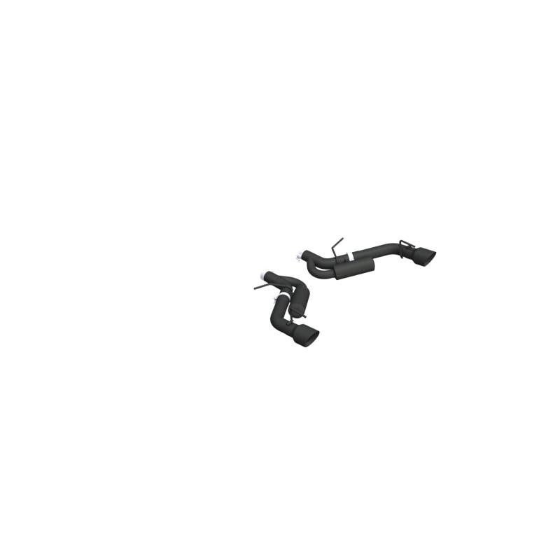 MBRP 16-19 Chevrolet Camaro SS Dual Rear Exit Axle Back w/ 4.5in OD Tips - BLK (Non NPP Models) - T1 Motorsports