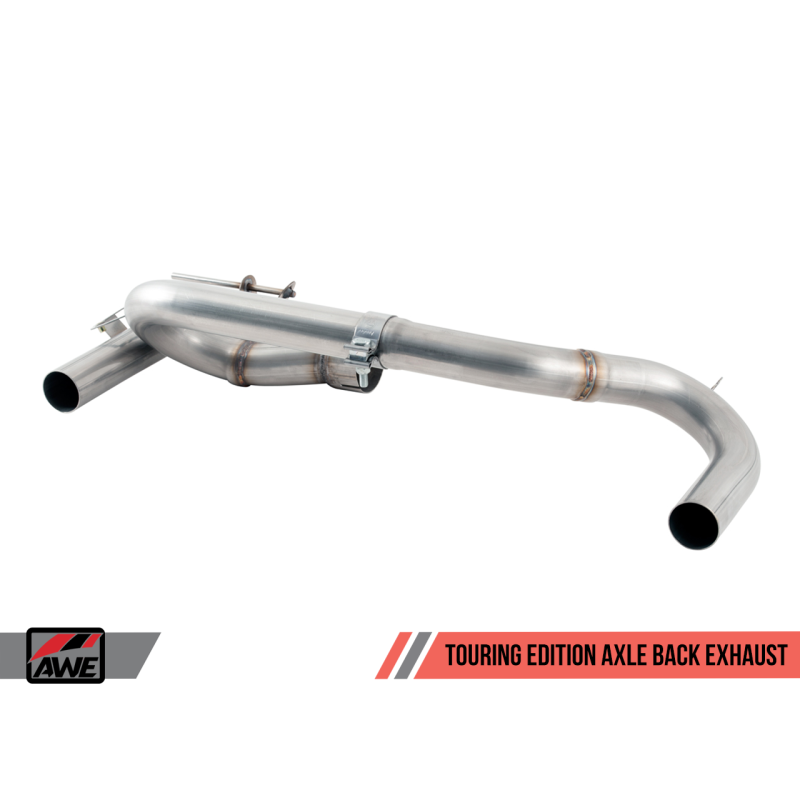 AWE Tuning BMW F3X 335i/435i Touring Edition Axle-Back Exhaust - Chrome Silver Tips (102mm) - T1 Motorsports
