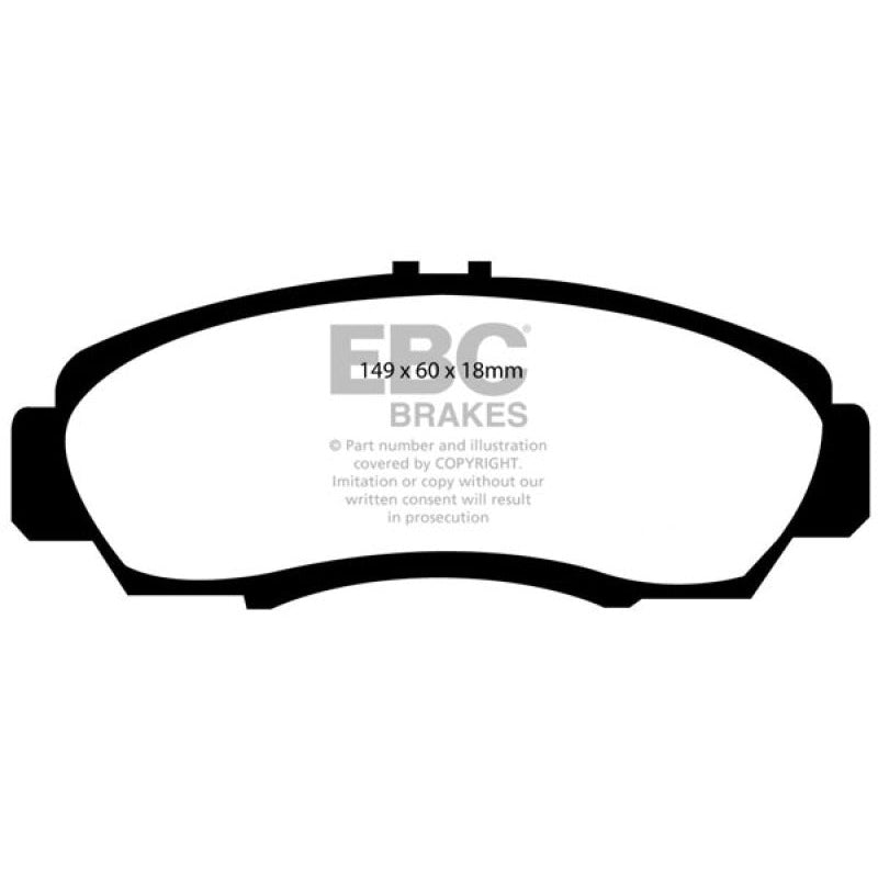 EBC Redstuff Brake Pads -  01-03 Acura CL 3.2 - Front Brake Pads