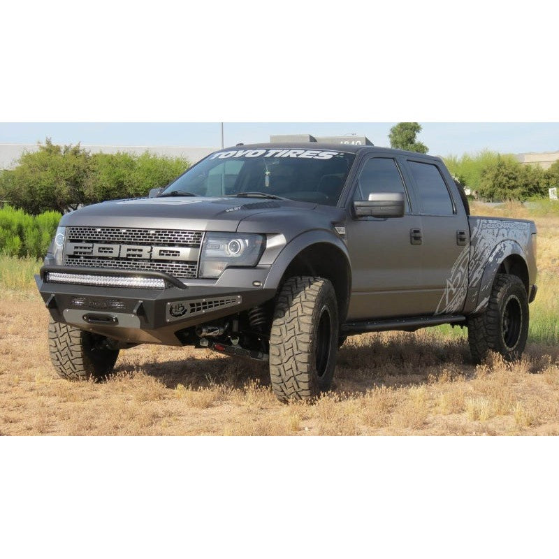 Addictive Desert Designs 10-14 Ford F-150 Raptor HoneyBadger Front Bumper w/ Winch Mount