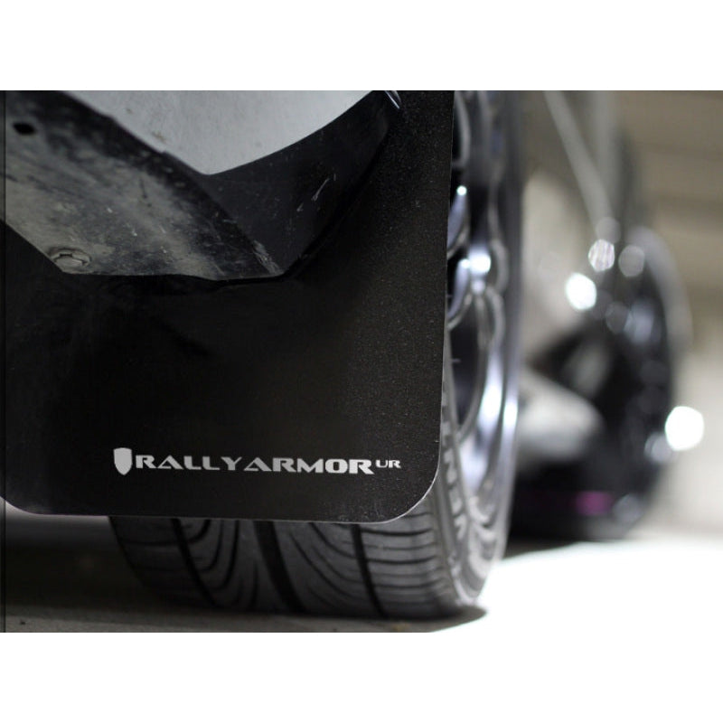 Rally Armor 12-16 Subaru Impreza Black UR Mud Flap w/ White Logo - T1 Motorsports