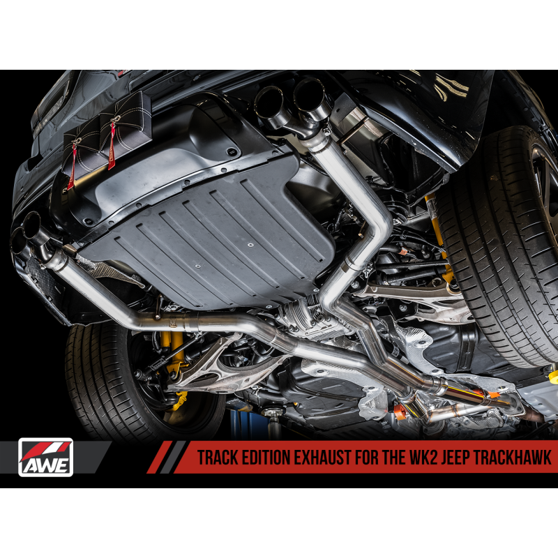 AWE Tuning 2020 Jeep Grand Cherokee SRT/Trackhawk Track Edition Exhaust - Use w/Stock Tips