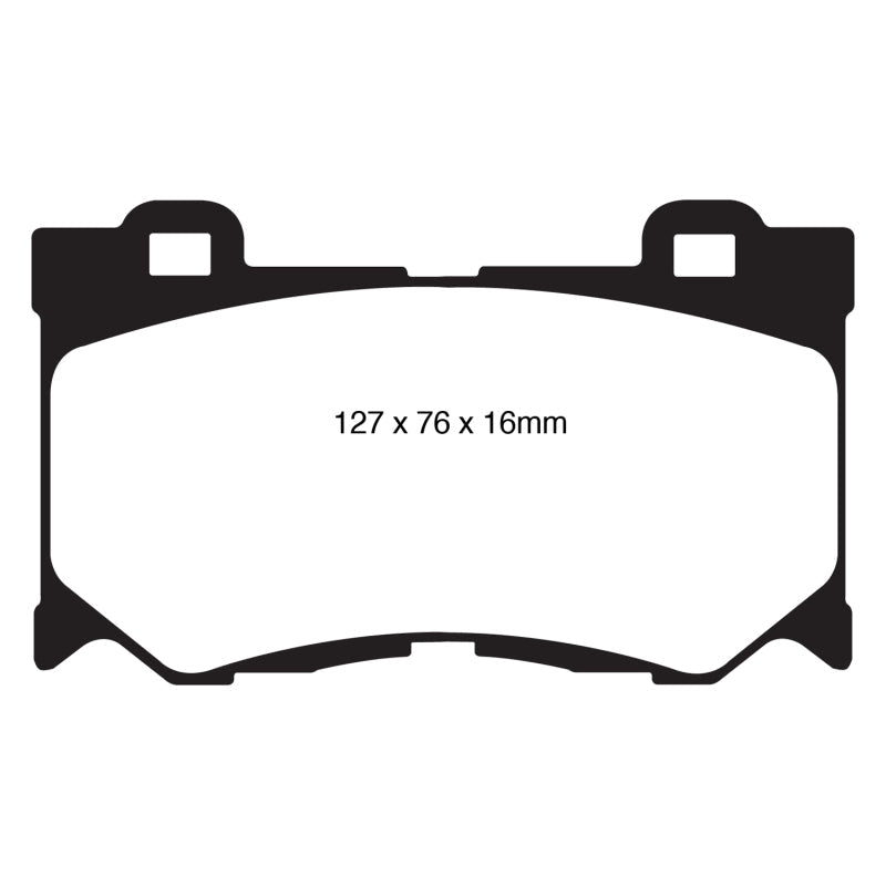 EBC Redstuff Brake Pads -  08-13 Infiniti FX50 5.0 - Front Brake Pads