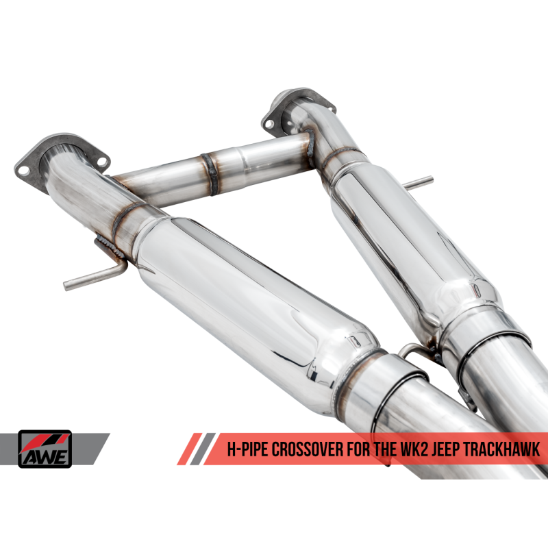 AWE Tuning 2020 Jeep Grand Cherokee SRT/Trackhawk Track Edition Exhaust - Use w/Stock Tips