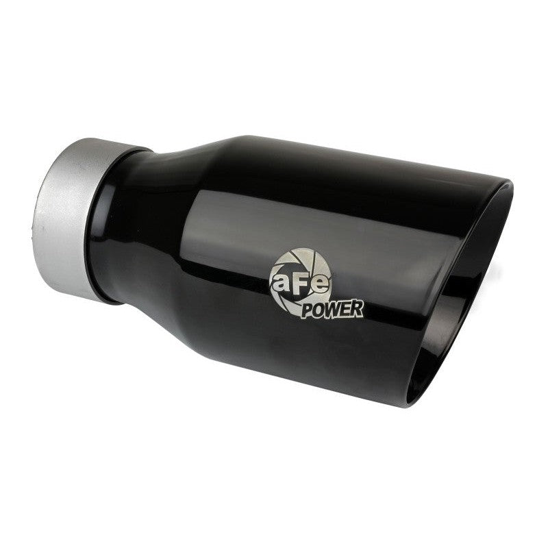 aFe 20-21 Jeep Wrangler Large Bore-HD 3in 304 Stainless Steel DPF-Back Exhaust System - Black Tip