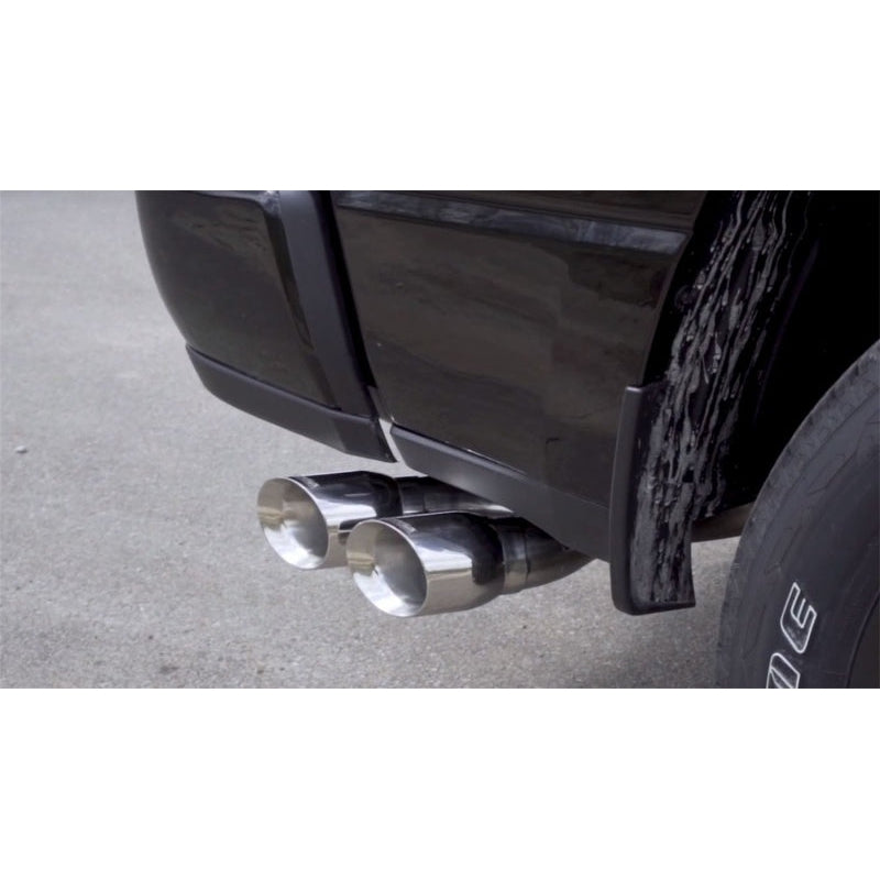 Corsa Sport Cat-Back Single Side Exit 4in Polished Dual Tip - 2019-2024 Ram 1500 5.7L