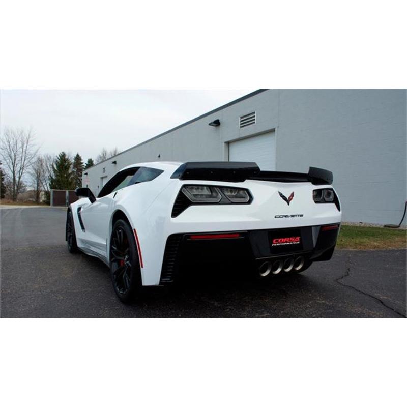 Corsa Xtreme Axle Back Exhaust w/ Polished Tips - 2015-2019 Chevy Corvette Z06