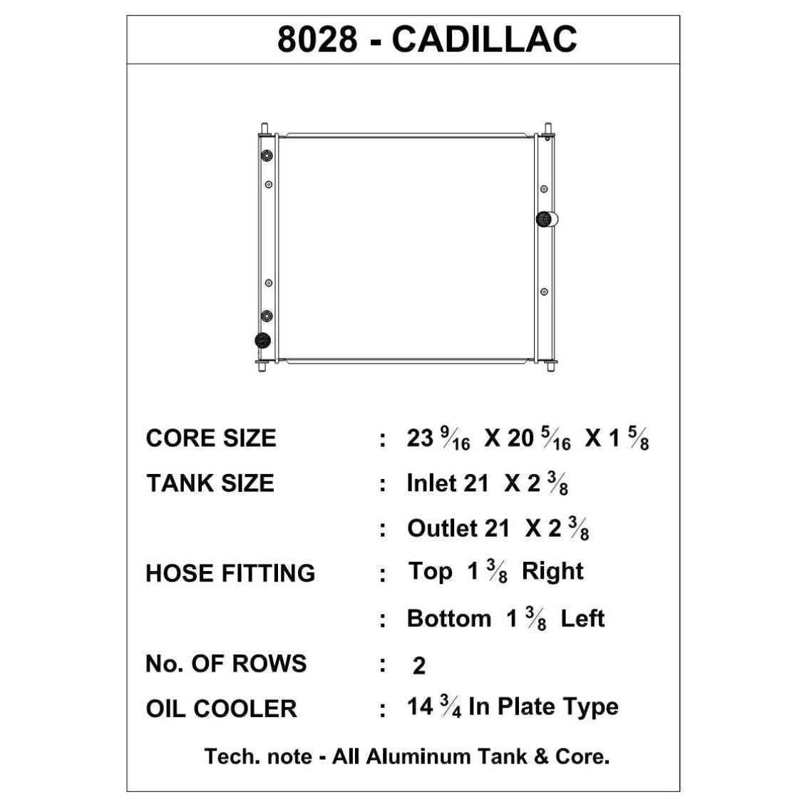 CSF 09-13 Cadillac CTS-V Radiator - T1 Motorsports
