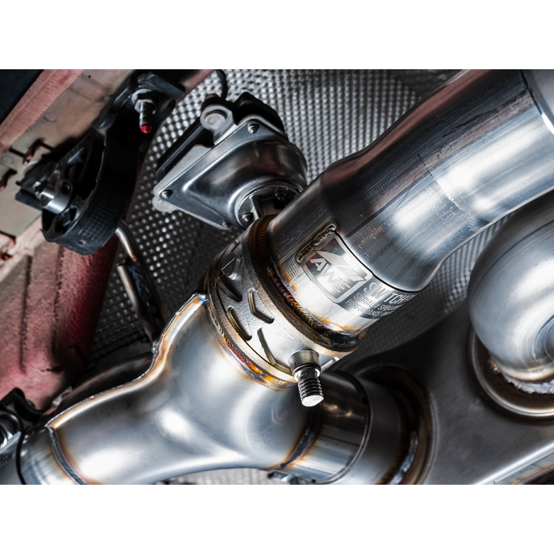 AWE Tuning BMW F8X M3/M4 Track Edition Catback Exhaust - Diamond Black Tips