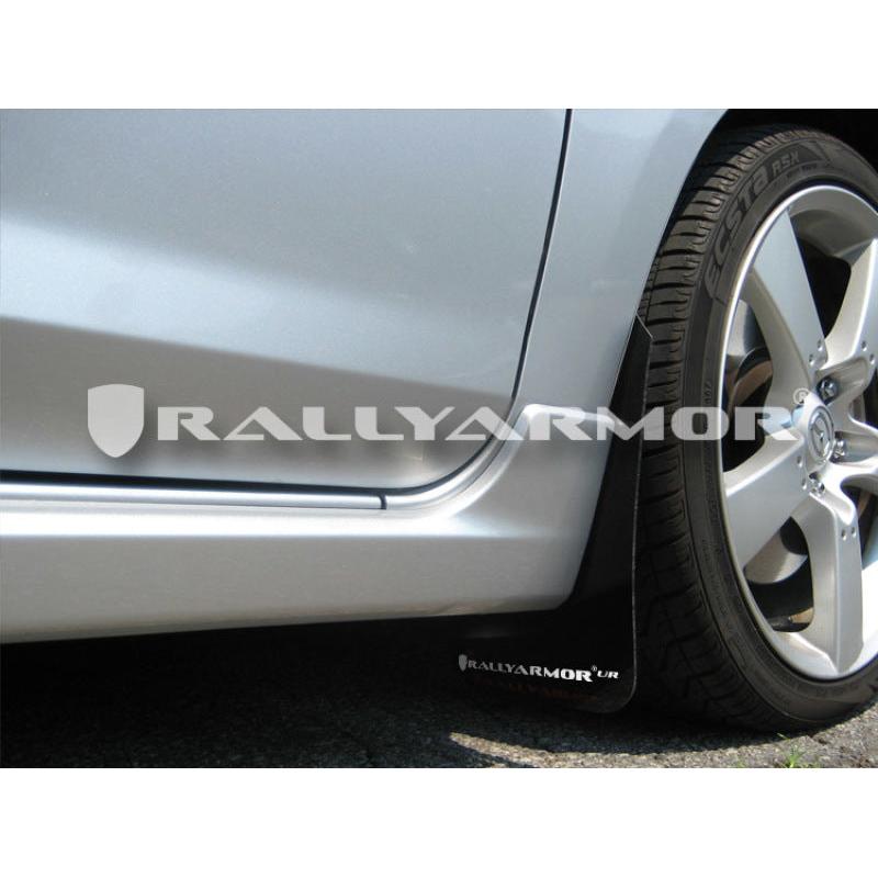 Rally Armor 04-09 Mazda3/Speed3 Black UR Mud Flap w/ White Logo