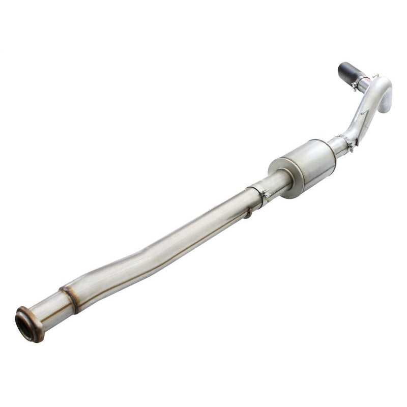 aFe Atlas Exhausts 4in Cat-Back Aluminized Steel Exhaust Sys 2015 Ford F-150 V6 3.5L (tt) Black Tip