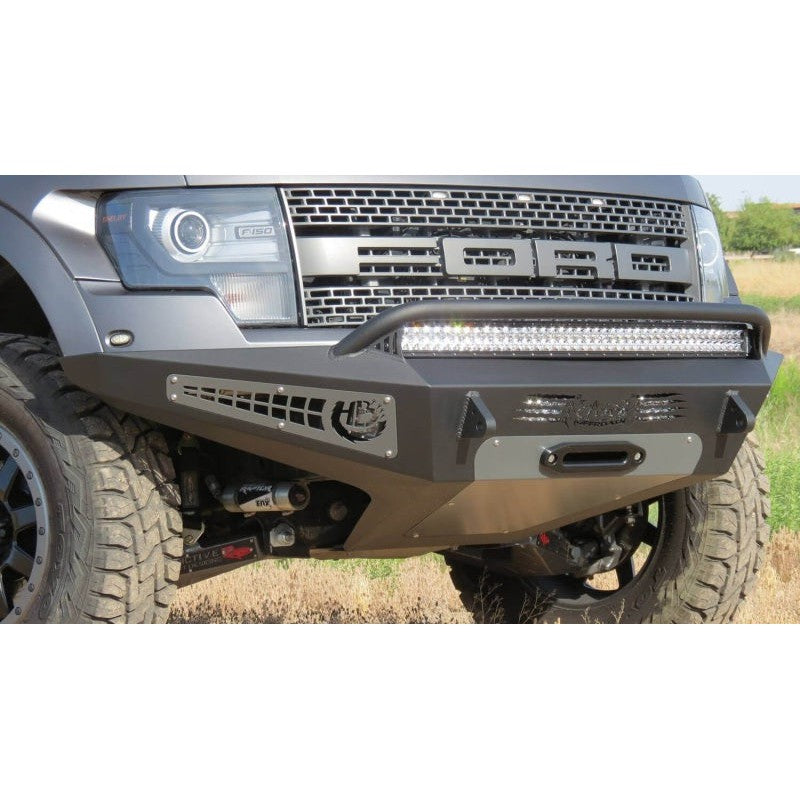 Addictive Desert Designs 10-14 Ford F-150 Raptor HoneyBadger Front Bumper w/ Winch Mount