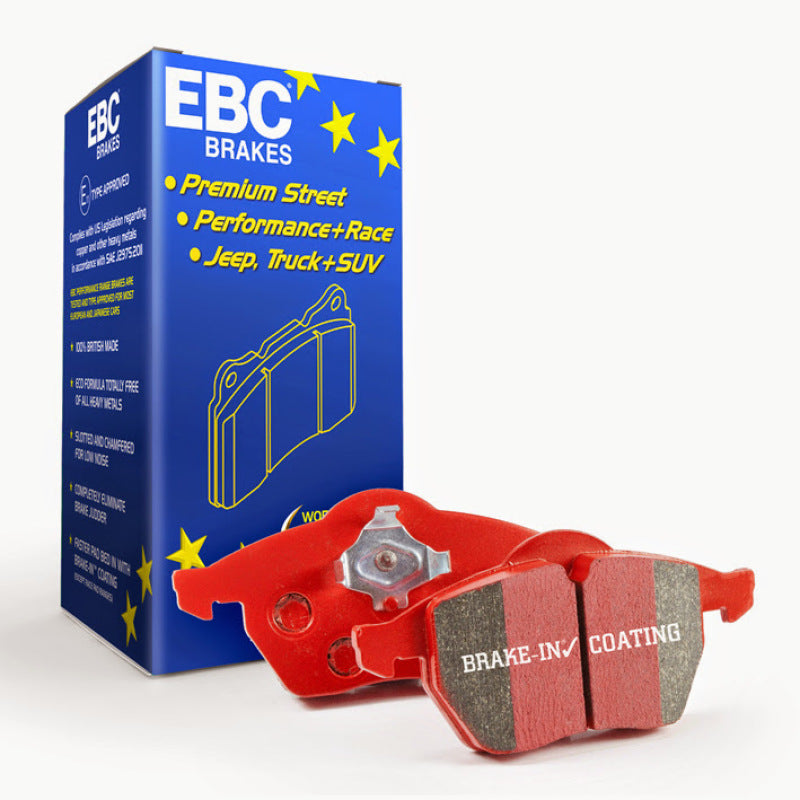EBC Redstuff Brake Pads -  07-08 Porsche 911 (997) (Cast Iron Rotor only) 3.6 Carrera 2 - Front Brake Pads