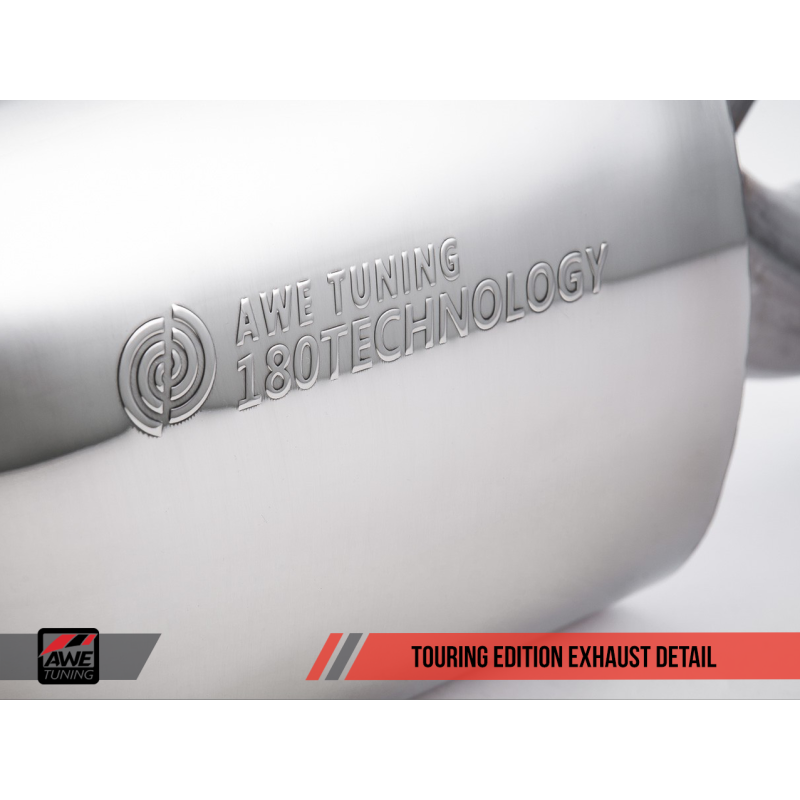 AWE Tuning Audi C7 / C7.5 S6 4.0T Touring Edition Exhaust - Diamond Black Tips