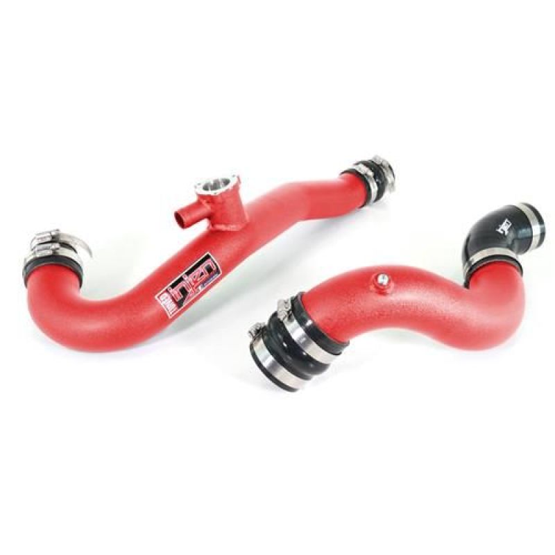 Injen 15-19 Ford Mustang 2.3L EcoBoost Aluminum Intercooler Piping Kit - Wrinkle Red - T1 Motorsports