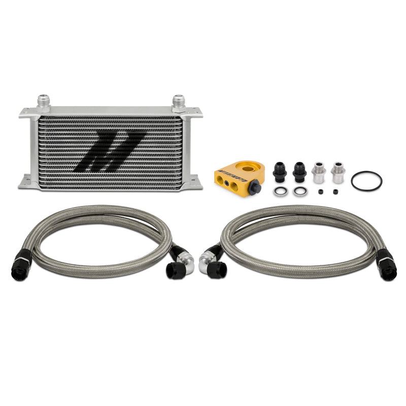 Mishimoto Universal 19 Row Thermostatic Oil Cooler Kit - T1 Motorsports