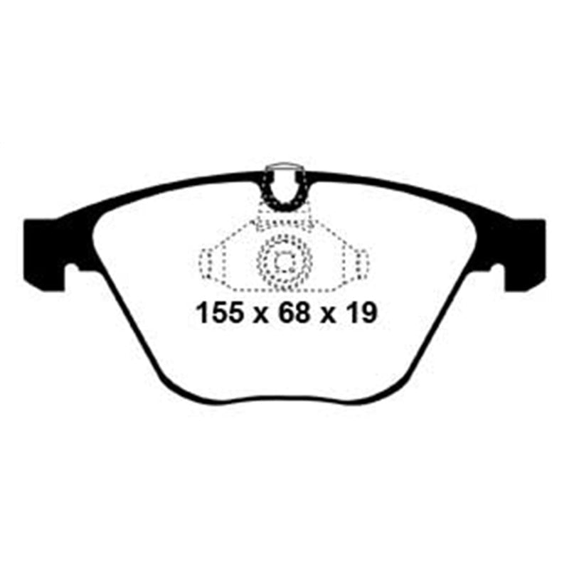 EBC Redstuff Brake Pads -  08-10 BMW M3 4.0 (E90) - Front Brake Pads