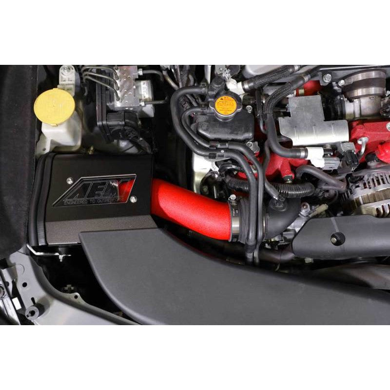 AEM Induction 2019 Subaru WRX STI 2.5L Cold Air Intake - Wrinkle Red - T1 Motorsports