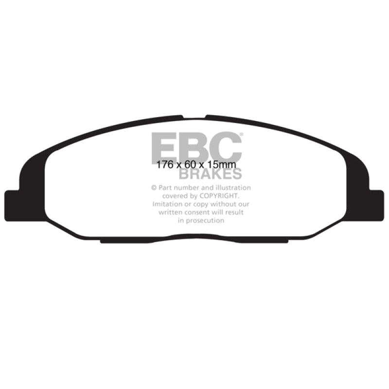 EBC Redstuff Brake Pads -  08-13 Cadillac CTS 3.0 - Front Brake Pads