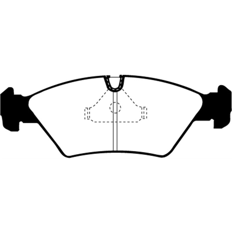 EBC Redstuff Brake Pads -  87-91 BMW M3 2.3 (E30) - Front Brake Pads