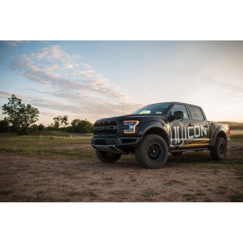 ICON 2017+ Ford Raptor Front 3.0 Series Shocks VS RR CDCV Coilover Kit - T1 Motorsports