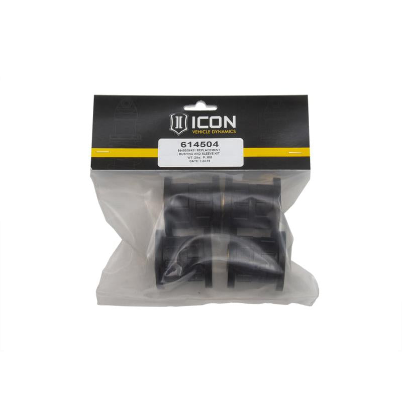 ICON 58450 / 58451 Replacement Bushing & Sleeve Kit - T1 Motorsports