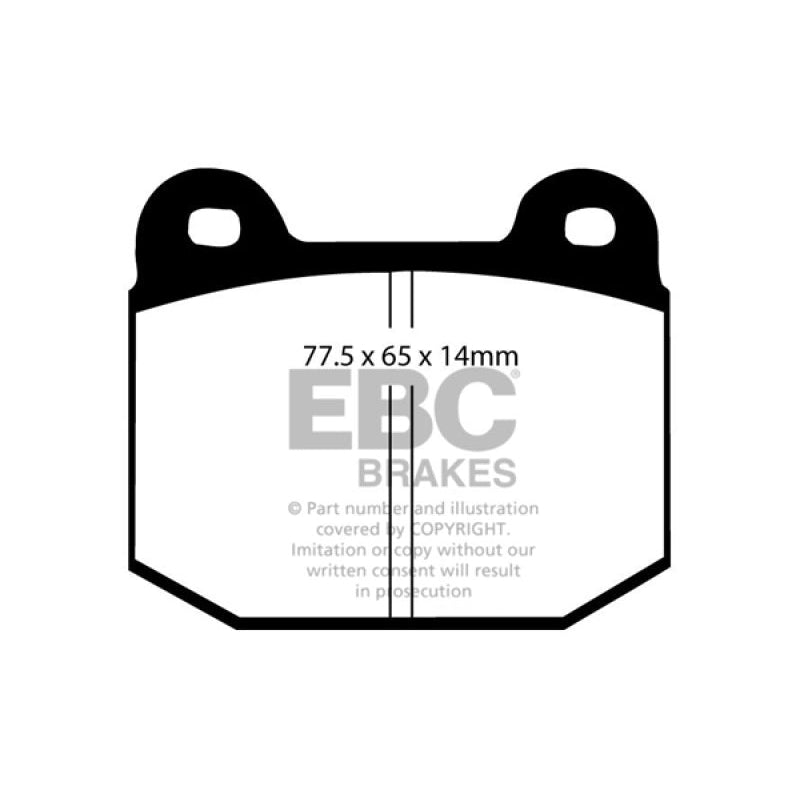 EBC Redstuff Brake Pads -  08+ Lotus 2-Eleven 1.8 Supercharged - Front Brake Pads