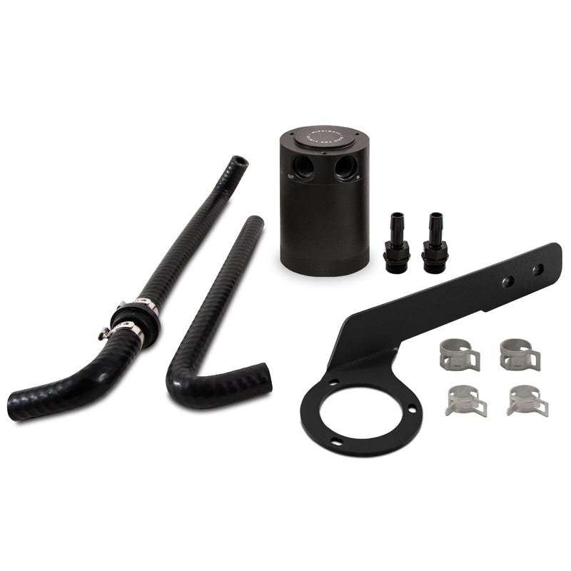 Mishimoto 2018+ Honda Accord 2.0T Baffled Oil Catch Can PCV Side - Black - T1 Motorsports