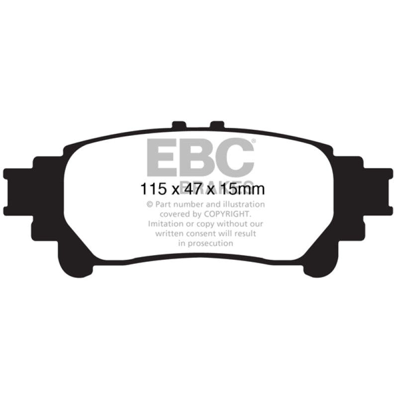 EBC Redstuff Brake Pads -  13+ Lexus GS350 3.5 RWD - Rear Brake Pads