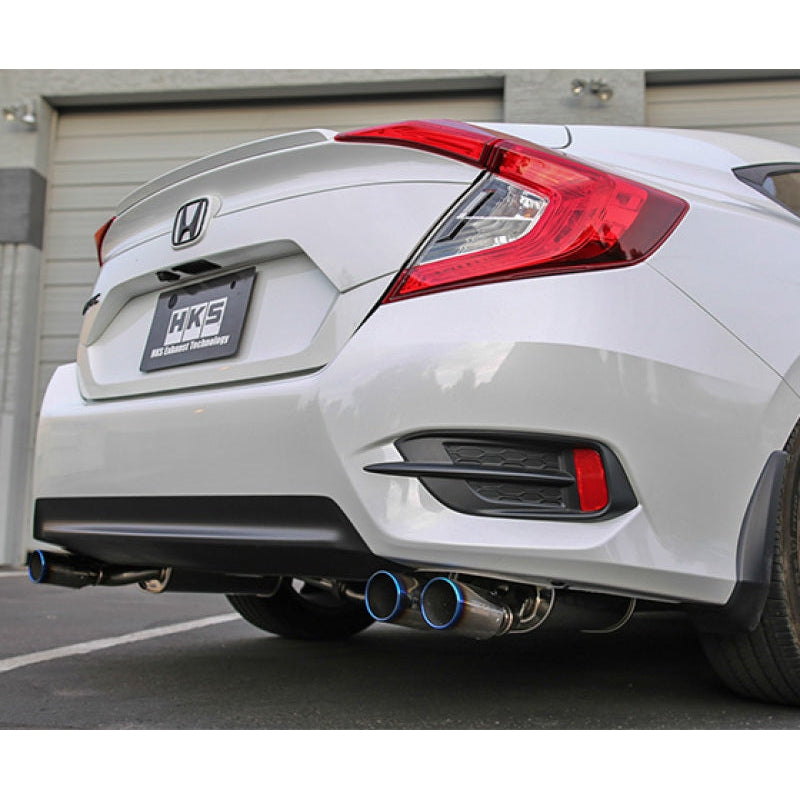 HKS Legamax Premium Exhaust System - Honda Civic