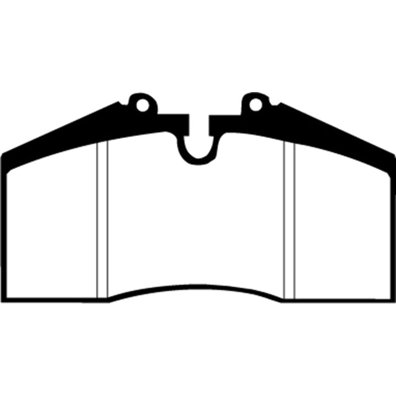 EBC Redstuff Brake Pads -  96-98 Porsche 911 (993) 3.6 Carrera 4S - Rear Brake Pads