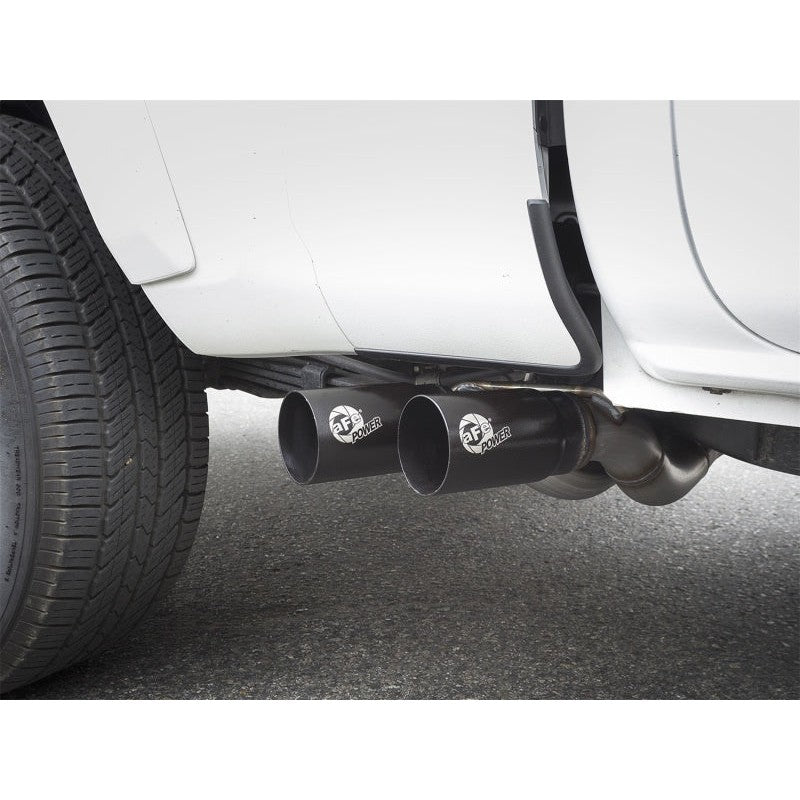 aFe Rebel Exhausts Cat-Back SS 16 Toyota Tacoma V6-3.5L w/ Black Tips - T1 Motorsports