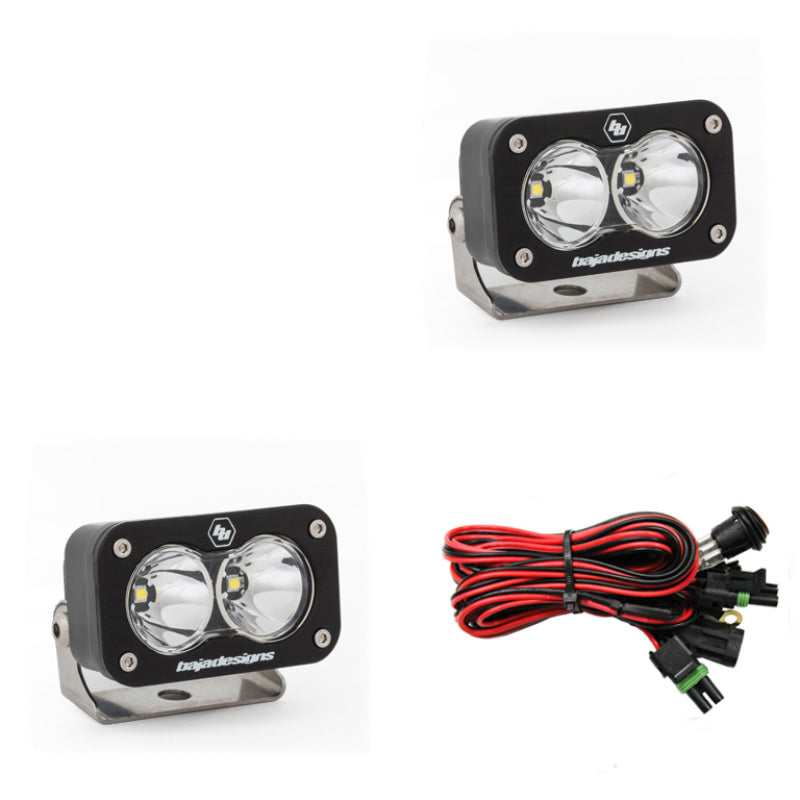Baja Designs S2 Sport Work/Scene Pattern Pair LED Work Light - Clear - T1 Motorsports