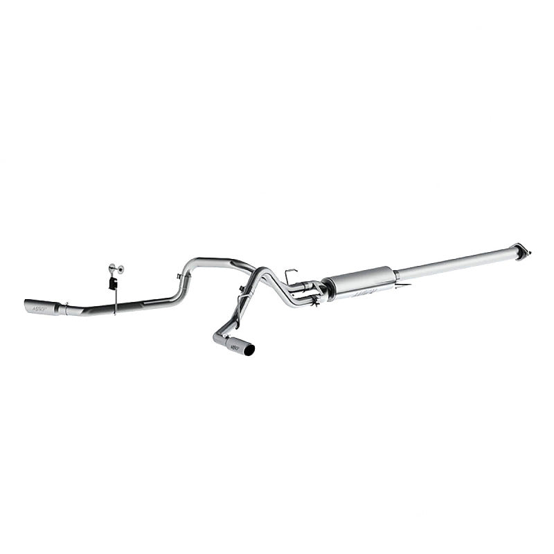 MBRP 2015 Ford F-150 2.7L / 3.5L EcoBoost 2.5in Cat Back Dual Side Split Alum Exhaust System - T1 Motorsports