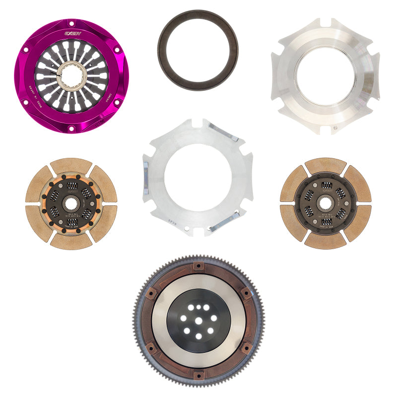 Exedy 1996-2006 Mitsubishi Lancer Evolution L4 Hyper Twin Cerametallic Clutch Sprung - T1 Motorsports