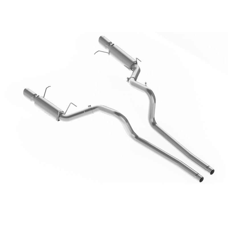 MBRP 11-14 Ford Mustang GT 5.0L Dual Split Rear Race Version T409 3in Cat Back Exhaust System - T1 Motorsports