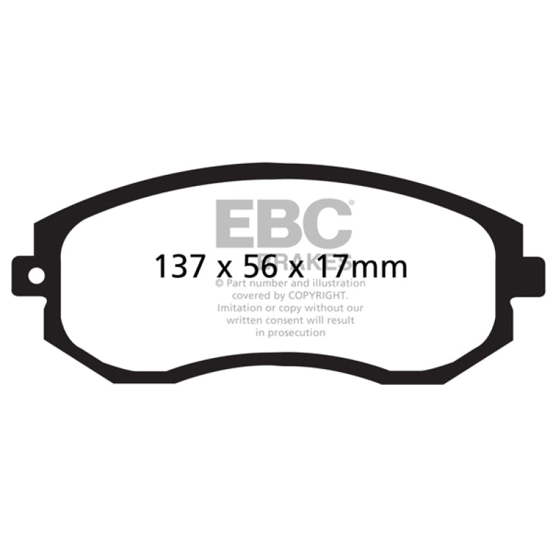 EBC Redstuff Brake Pads -  12+ Scion FR-S 2 - Front Brake Pads