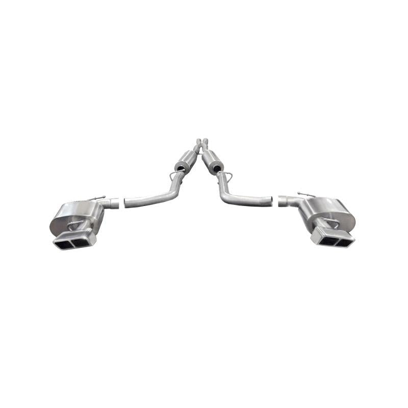 Corsa Xtreme Cat-Back Exhaust w/ Polished Exhaust- 2011-2013 Dodge Challenger SRT-8 6.4L V8 Manual