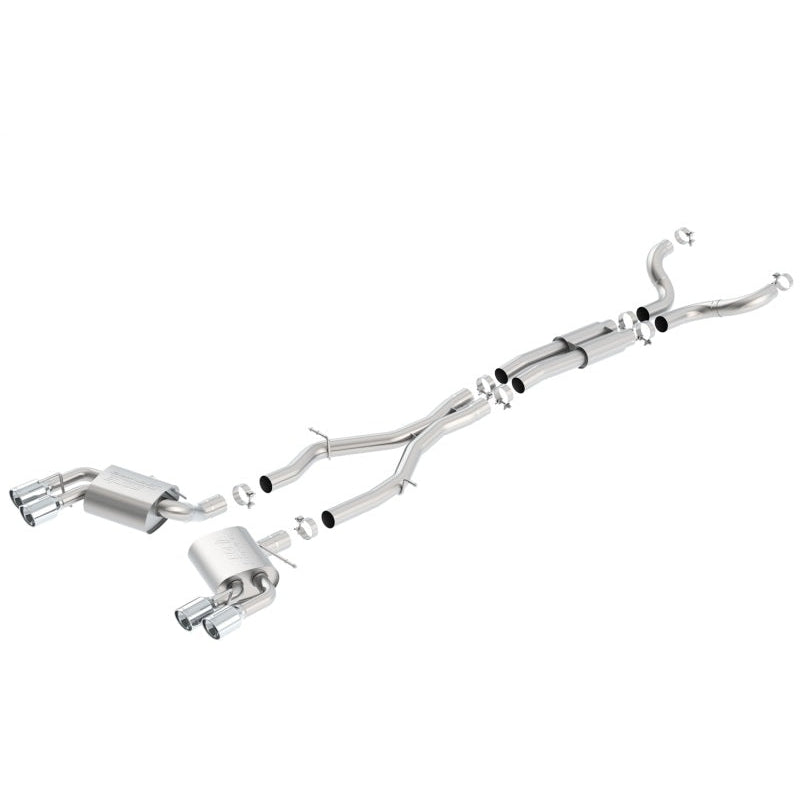 Borla 16-17 Camaro SS 6.2L Dual Tip Dual Split Rear Exit Dual Mode Catback Exhaust (NPP) - T1 Motorsports