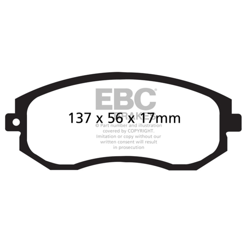 EBC Redstuff Brake Pads -  12+ Scion FR-S 2 - Front Brake Pads