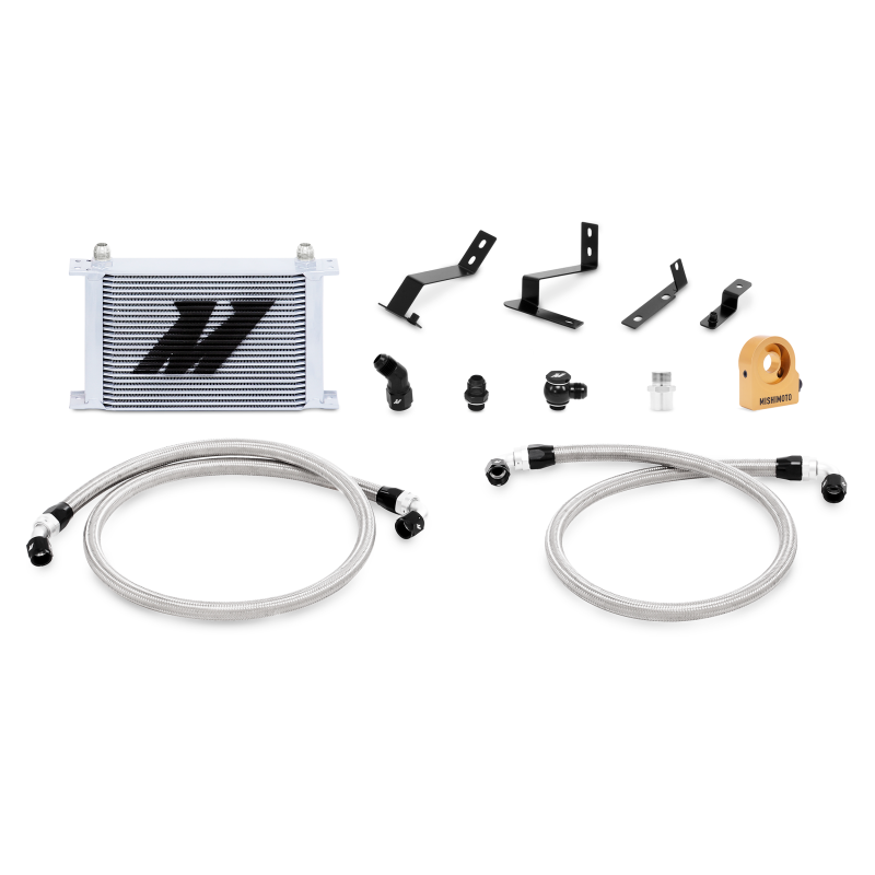Mishimoto 2016+ Chevy Camaro Oil Cooler Kit w/ Thermostat - Silver - T1 Motorsports