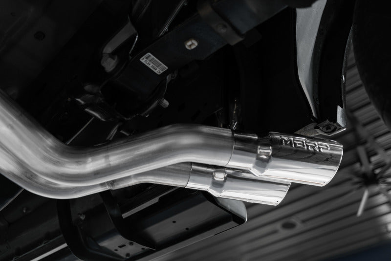 MBRP 15-20 Ford F150 T304 Pre-Axle 4in OD Tips Dual Outlet 3in Cat Back Exhaust - T1 Motorsports
