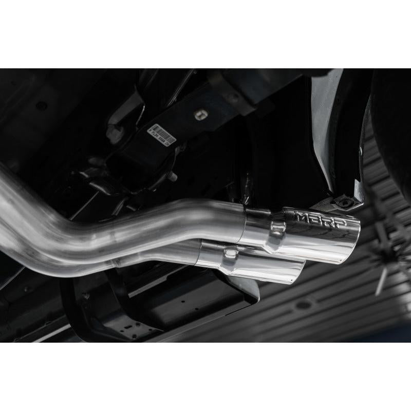 MBRP 15-20 Ford F150 T409 Pre-Axle 4in OD Tips Dual Outlet 3in Cat Back Exhaust - T1 Motorsports