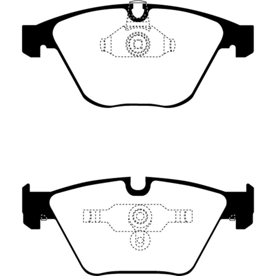 EBC Redstuff Brake Pads -  08-10 BMW M3 4.0 (E90) - Front Brake Pads