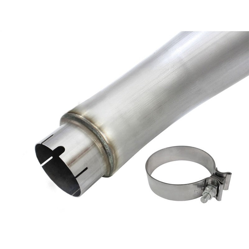 aFe MACHForce XP Exhaust Large Bore 5in DPF-Back Alu. 13-15 Dodge Trucks L6-6.7L (td) *Polish Tip