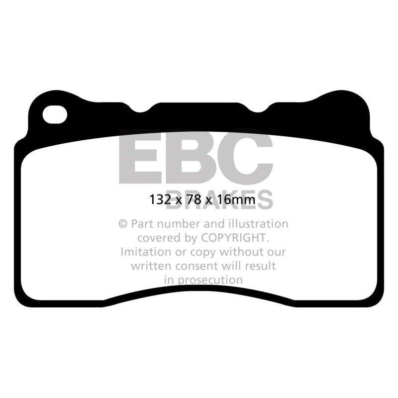 EBC Redstuff Brake Pads -  2016+ Cadillac CT6 2.0L Turbo - Front Brake Pads